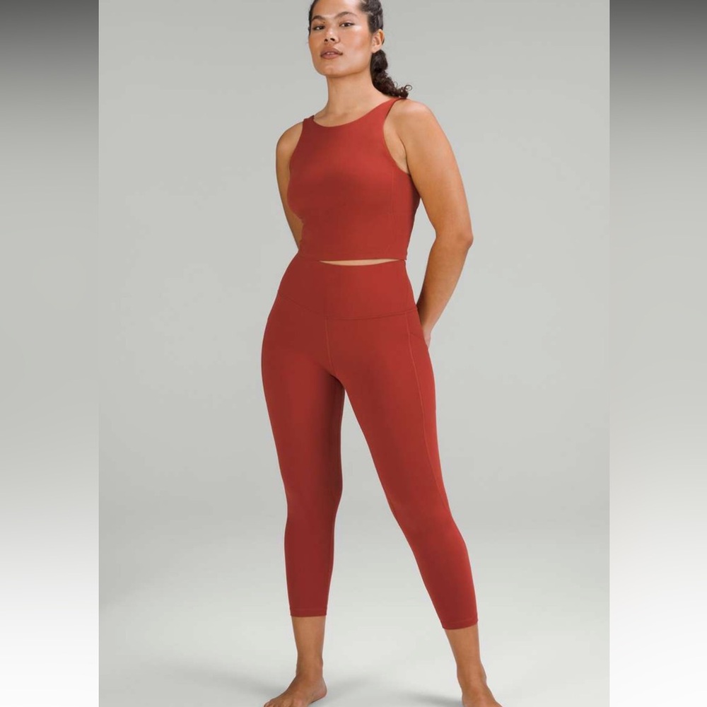 12. Lululemon Align High-Rise Pant with Pockets 25" Cayenne 6
